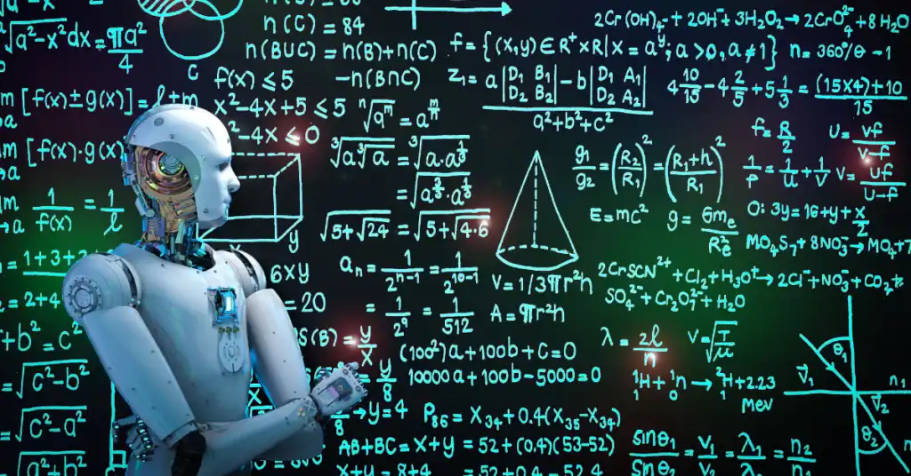 ai-in-content-marketing-math-board | Blueprint Agency